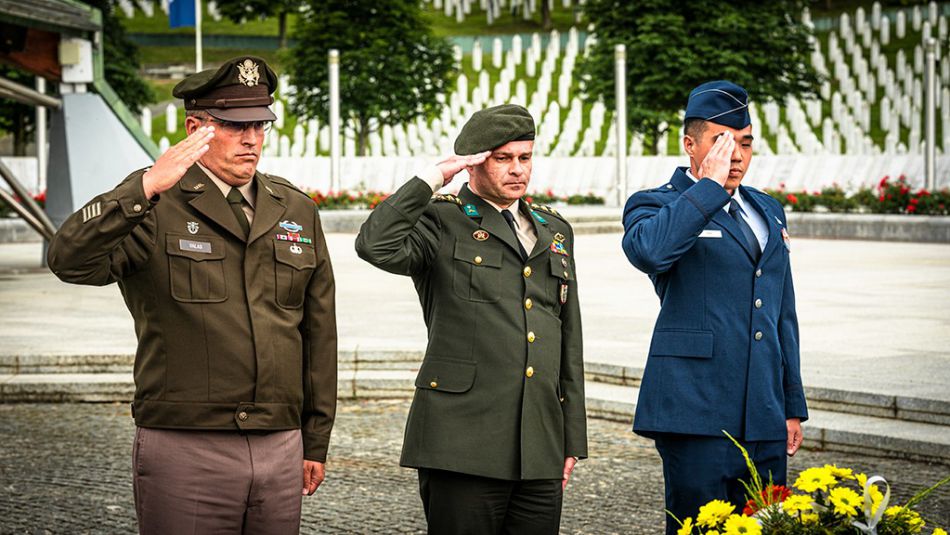 Komandant NATO Štaba Sarajevo, brigadni general Matthew Valas, posjetio Memorijalni centar