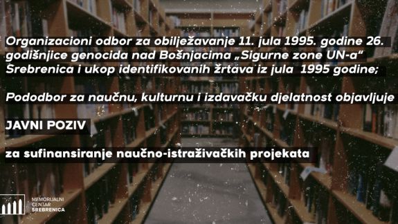 Javni poziv za naučno-istraživačke projekte