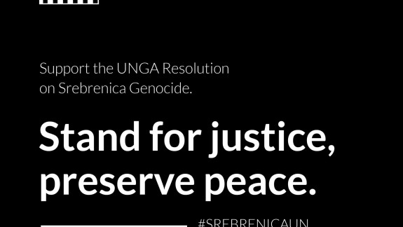 Adoption of the Srebrenica Resolution at  the United Nations General Assembly