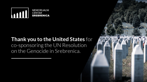 Potvrđeno: Sjedinjene Američke Države još jedan sponzor Rezolucije o Srebrenici
