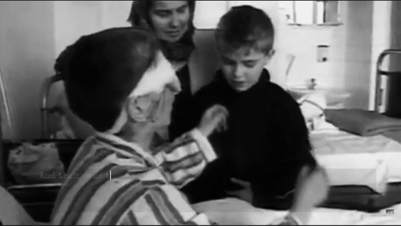 Sead Bekrić, 14-year-old boy who lost his eye sight in April, 1993