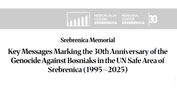 Srebrenica Memorial - Key Messages Document
