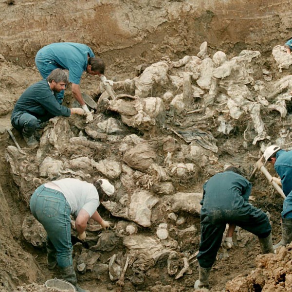 <p>In July of 1995, the VRS began transporting the bodies of Srebrenica's victims to primary gravesites in close proximity to the places where the victims had been executed, in order to hide the evidence of their crimes. The public discovery of these graves prompted an even more elaborate and sophisticated cover-up operation between August and November of that year, the likes of which have not be observed anywhere in the world.</p>
<p>During this period, the VRS employed civilian manpower and resources to exhume the remains of Srebrenica's victims from the primary graves and transport them to be reinterred at a number of secondary gravesites. In some instances, Bosnian Serbs exhumed these bodies a second time, and redistributed their remains among a network of tetriary gravesites even further removed from the places of execution.</p>
<p>This cover-up operation was initially undertaken in secret by engineering units of the Zvornik and Bratunac Brigades, operating under the direction of the Main Staff of the VRS. When the military infrasturcutre proved insufficient, VRS leaders recruited civilian manpower and resources for their criminal enterprise, including private sanitation companies from Zvornik and Bratunac. This operation was notable to only for its level of organization, but also for its sheer expansiveness. The exhumation, transportation, and reburial of bodies on such a massive scale required the work, resources and complicity of hundreds if not thousands of individuals. </p>
<p>The elaborateness of this undertaking greatly complicated the work of investigators later involved in the prosecution of the crimes committed in Srebrenica and the identification of victims. Nevertheless, years of painstaking effort on the part of international investigative bodies has allowed us not only to reconstruct the atrocities which unfolded in Srebrenica, but also to identify the remains of thousands of individuals.</p>
<p>To date, 94 mass gravesites have been exhumed in and around Srebrenica, and 6,900 victims have been positively identified. The search continues, however, for more than 1,700 victims who are still missing. </p>